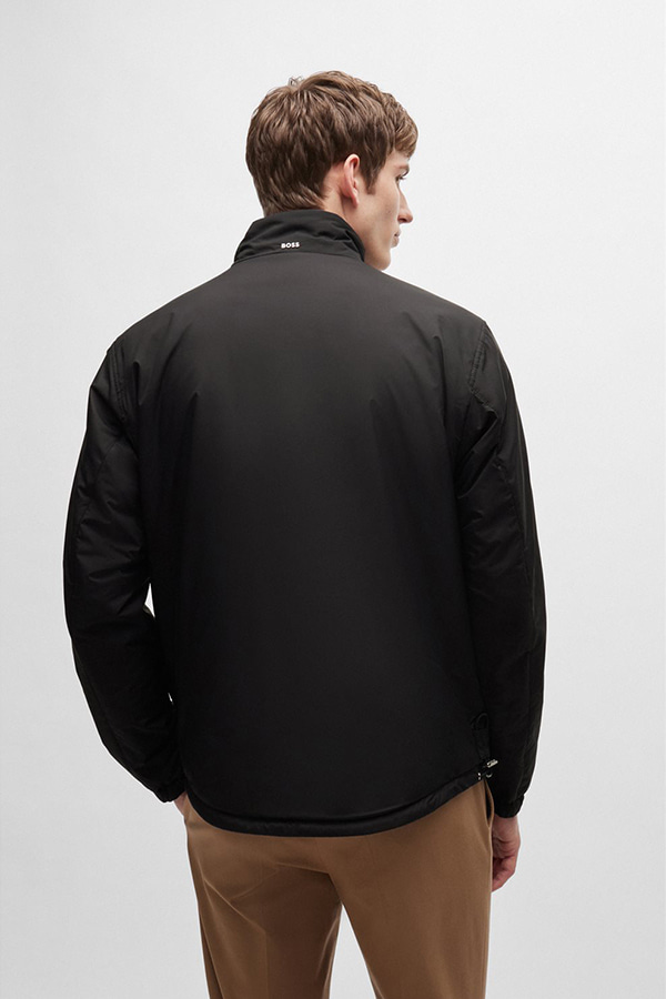 ΜΠΟΥΦΑΝ ΔΙΠΛΗΣ ΟΨΕΩΣ BOSS - 001 ΜΑΥΡΟ